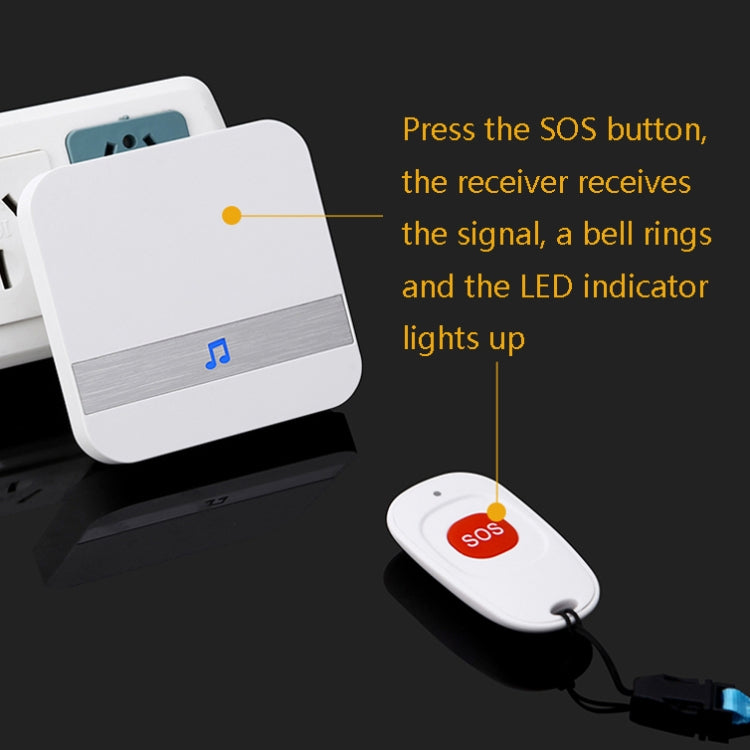 CACAZI C1 Smart Home Wireless Remote Control Doorbell CACAZI C1 Smart Home Wireless Remote Control Doorbell